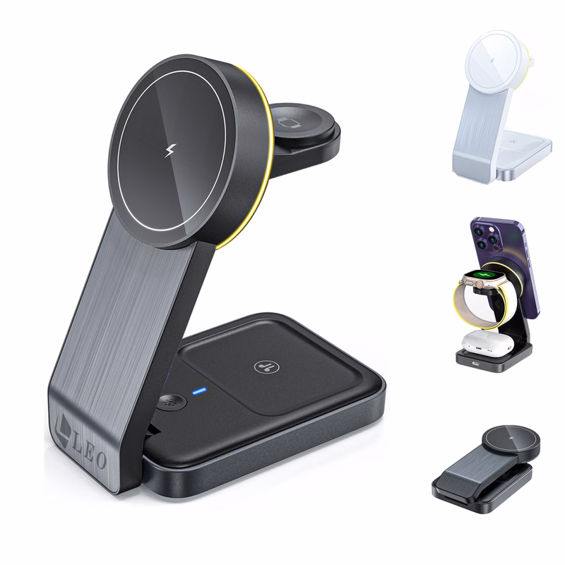 3 in 1 Foldable Magnetic Wireless Charger