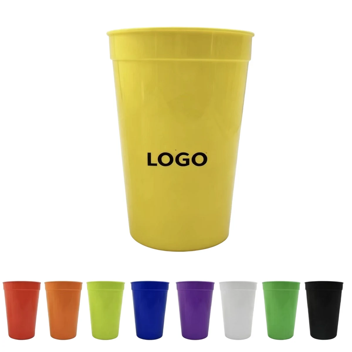 16oz Reusable PP Plastic Stadium Cup 1