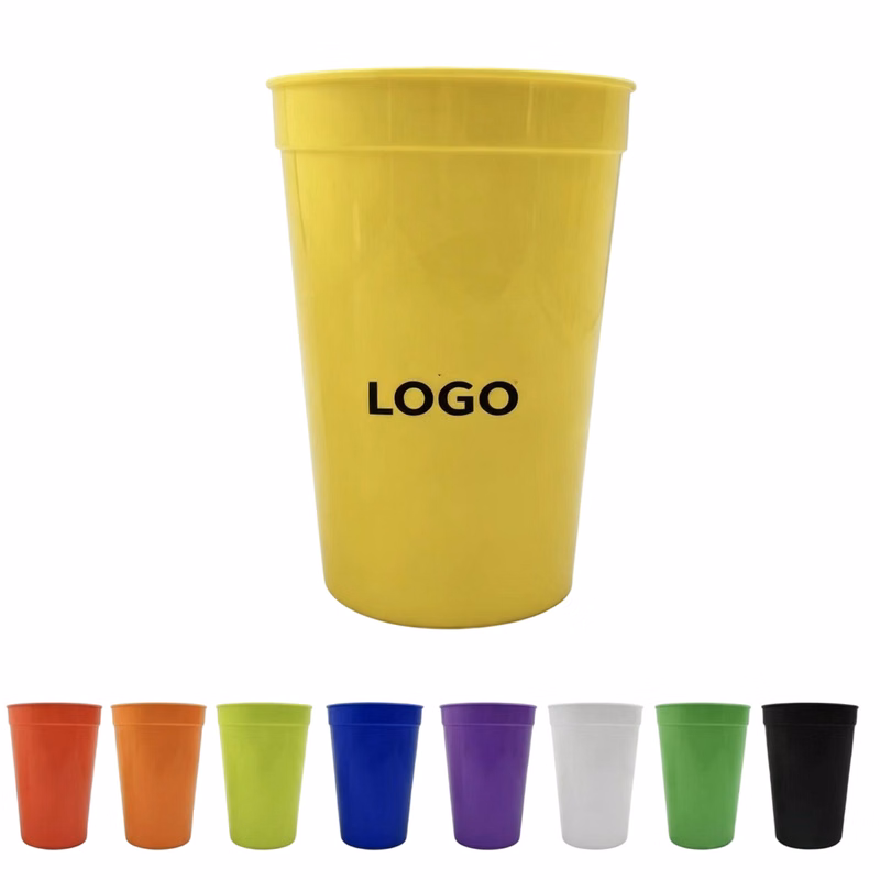 16oz Reusable PP Plastic Stadium Cup