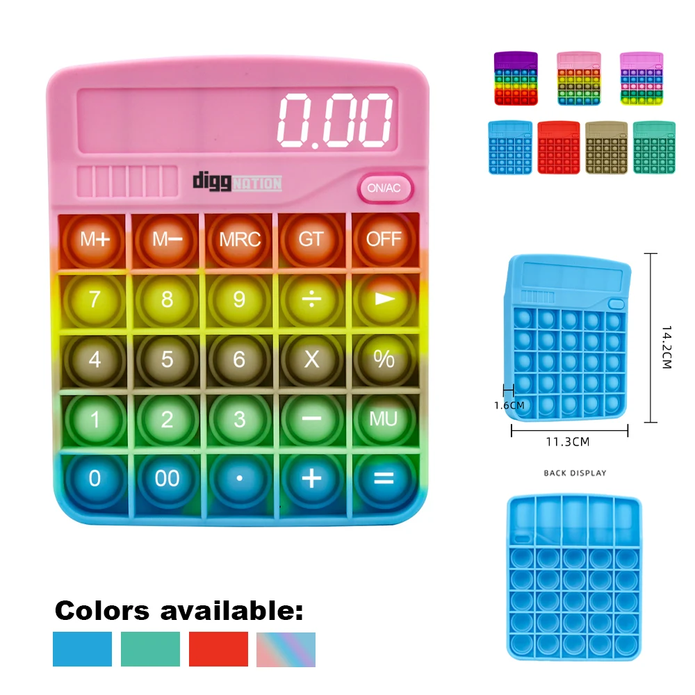 Pop It Fidget Toy - Calculator Shape 1