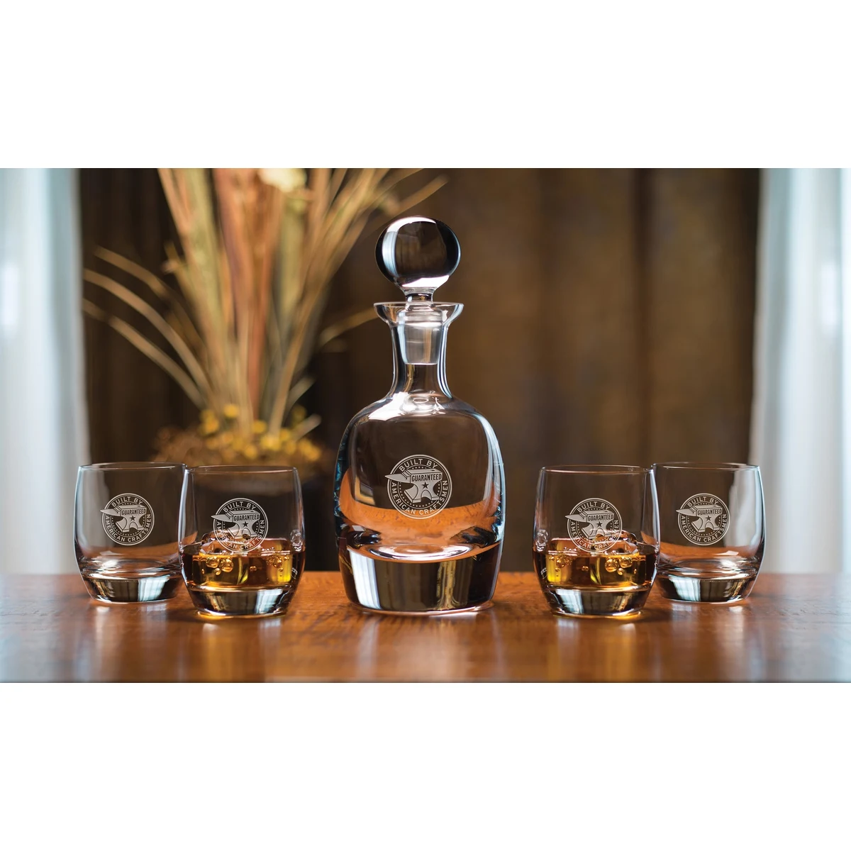 Barrel Decanter Set, 5-Piece 1