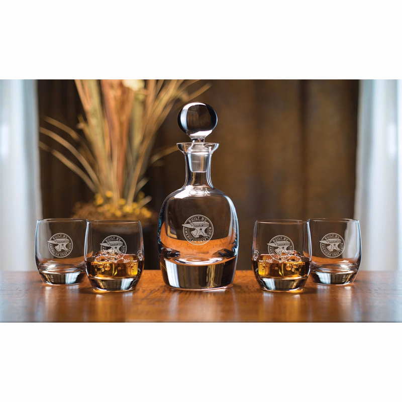 Barrel Decanter Set, 5-Piece