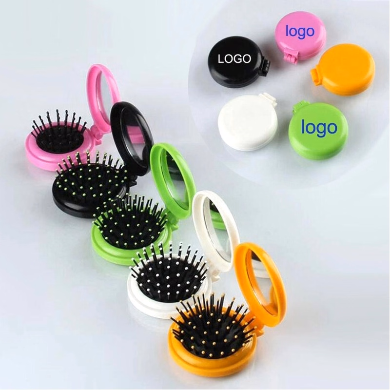 Compact Mirror & Brush Set