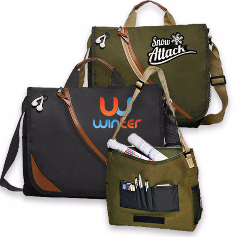Messenger Bags - Executive Laptop Bag w/ Custom Imprint