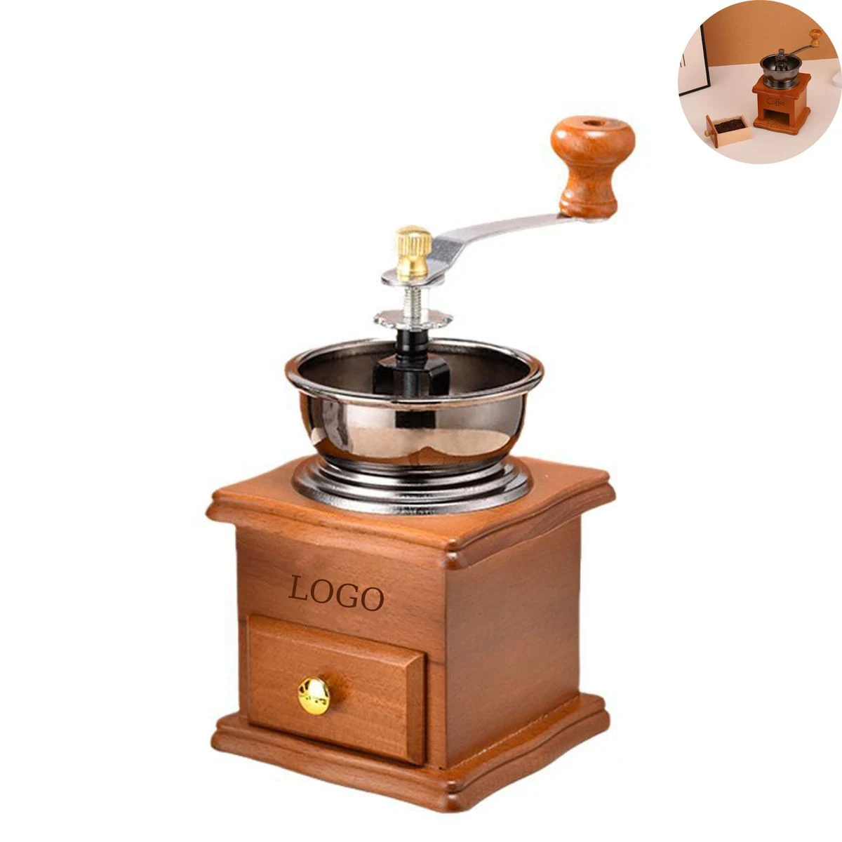 Mini Retro Hand Coffee Grinder 1