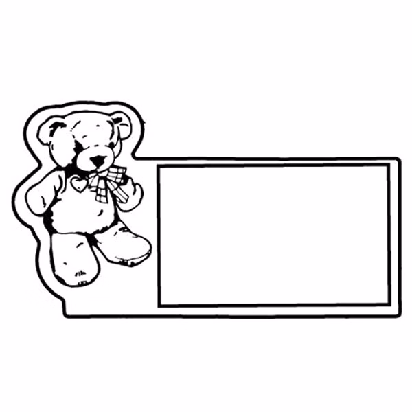 Magnet - Bear In Rectangle - Full Color