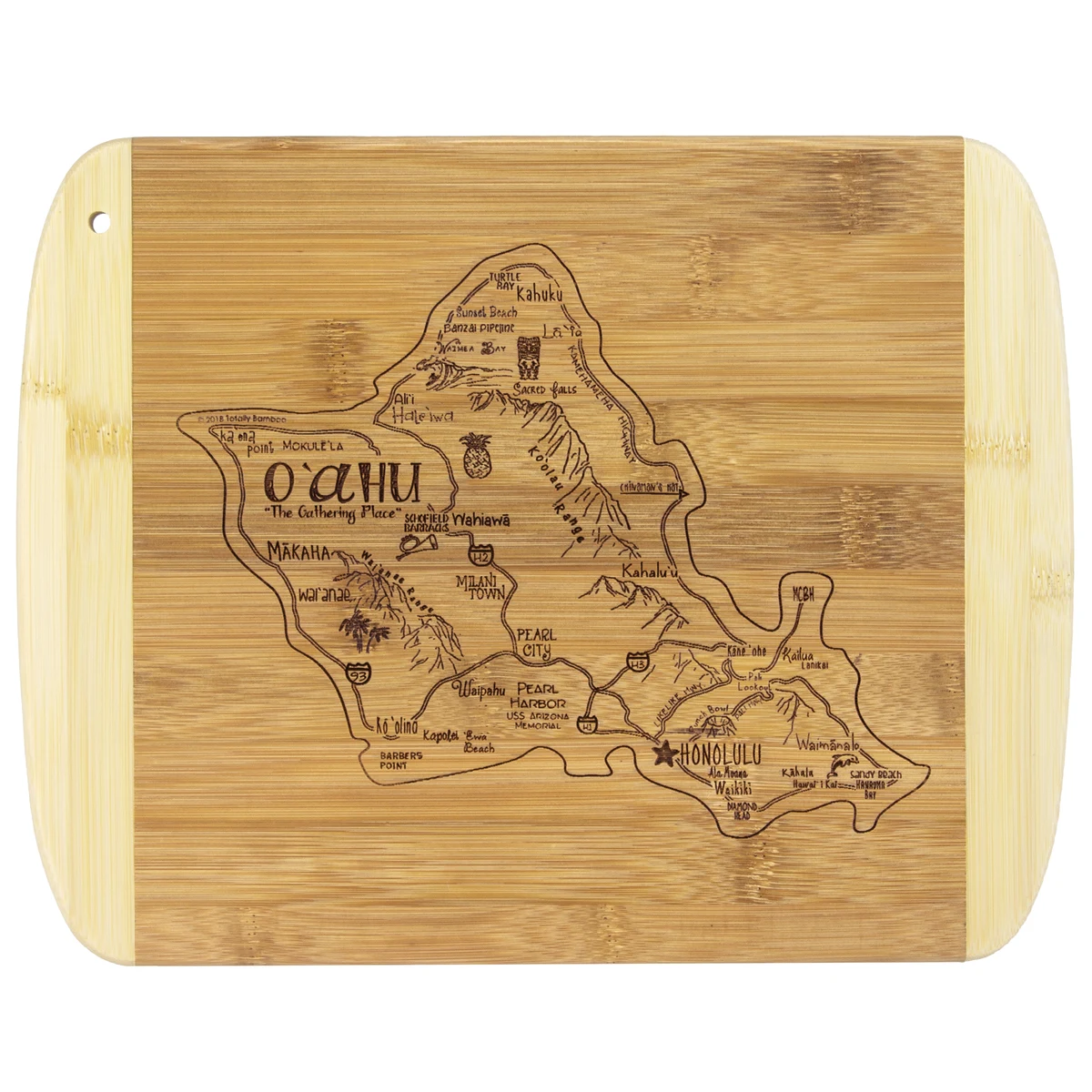 A Slice of Life Oahu Serving & Cutting Board 1