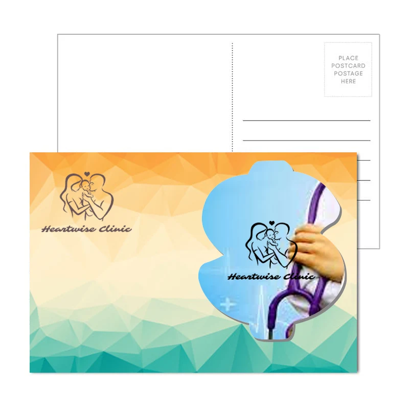 Post Card with Full Color Dollar Sign Coaster 1