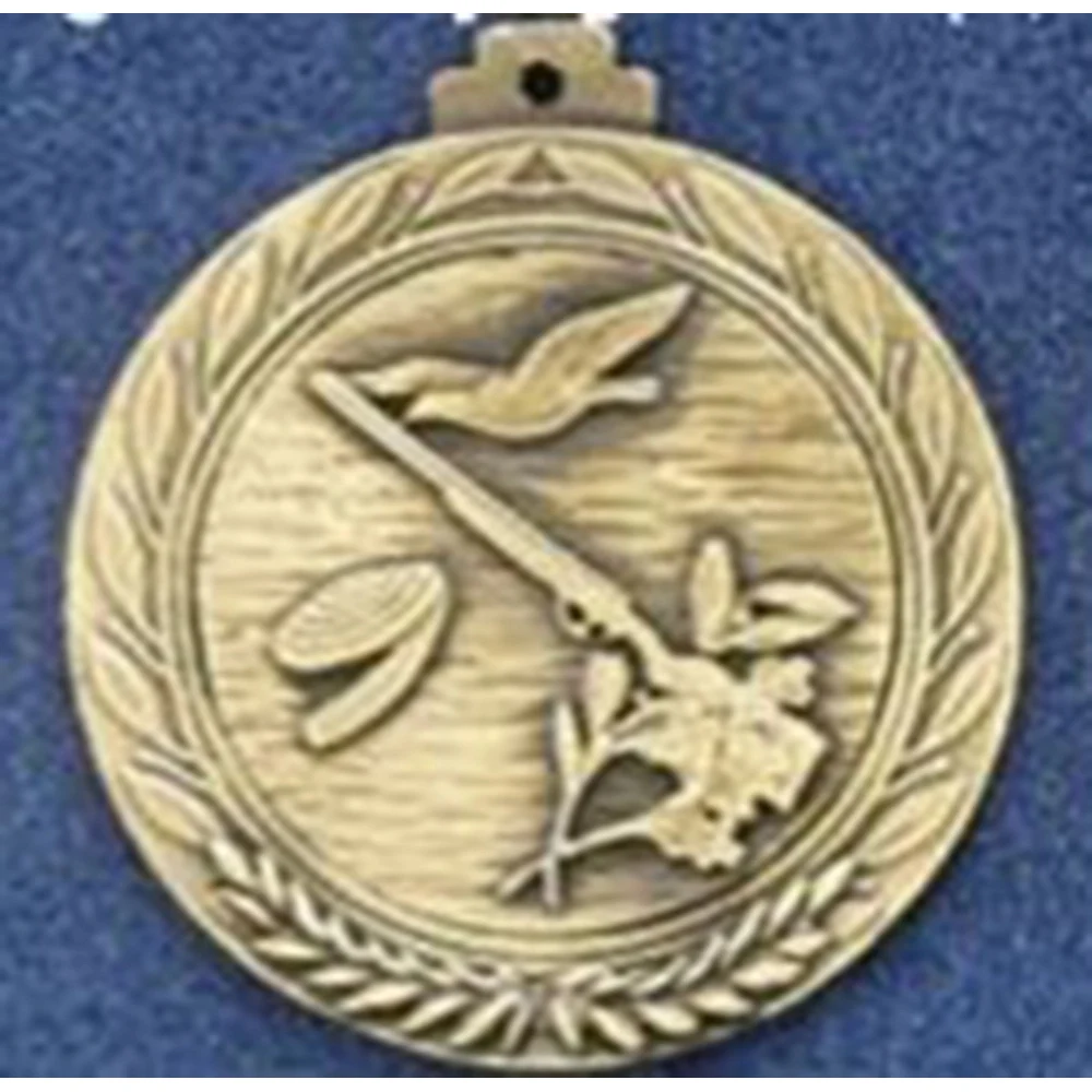 2.5" Stock Cast Medallion (Shooting Skeet & Trap) 1