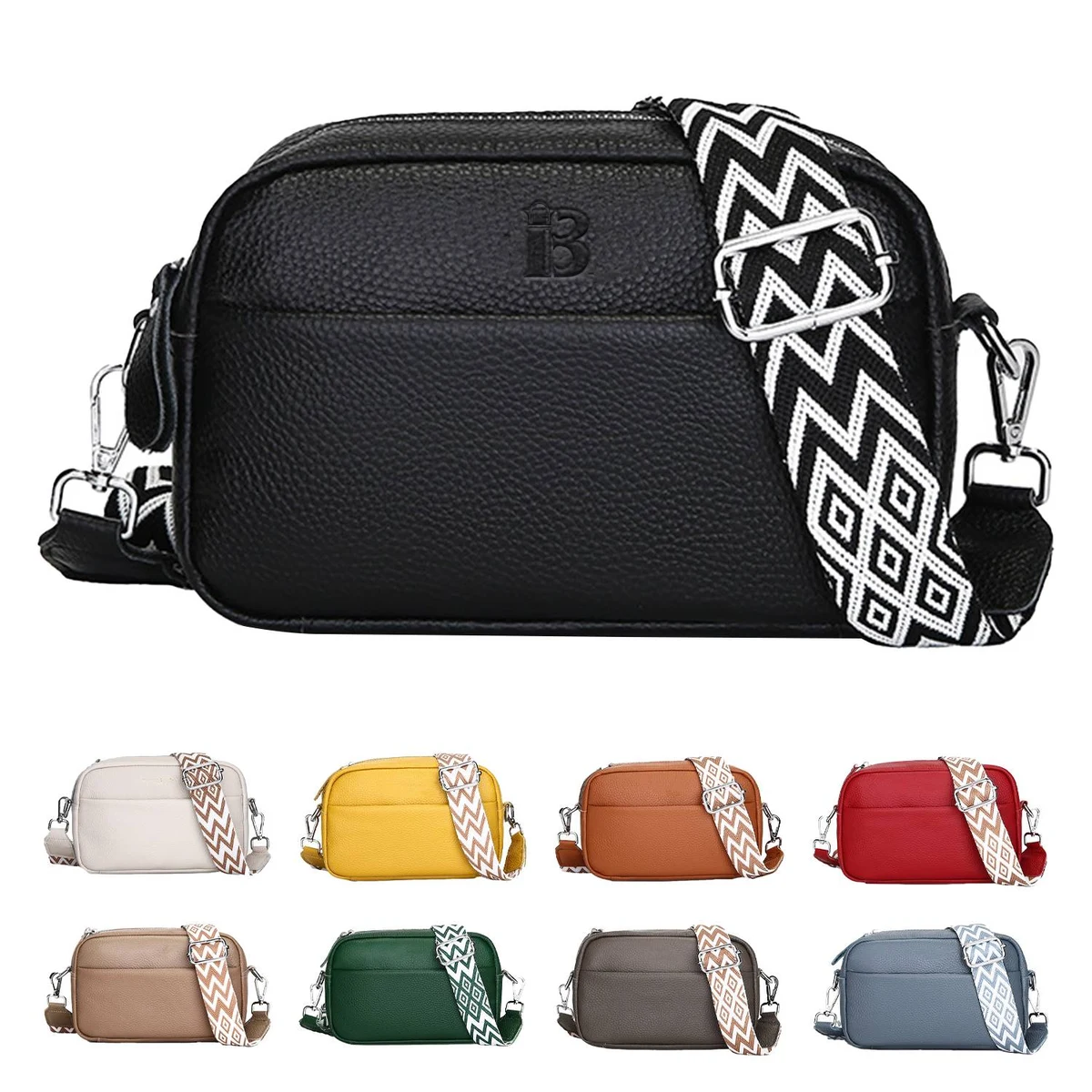 Genuine Leather Crossbody Bag for Women 1