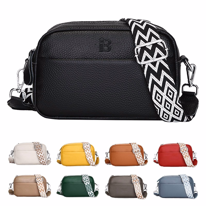 Genuine Leather Crossbody Bag for Women
