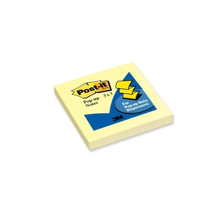 Post-It Pop-up Notes - 100 Sheets Yellow 1