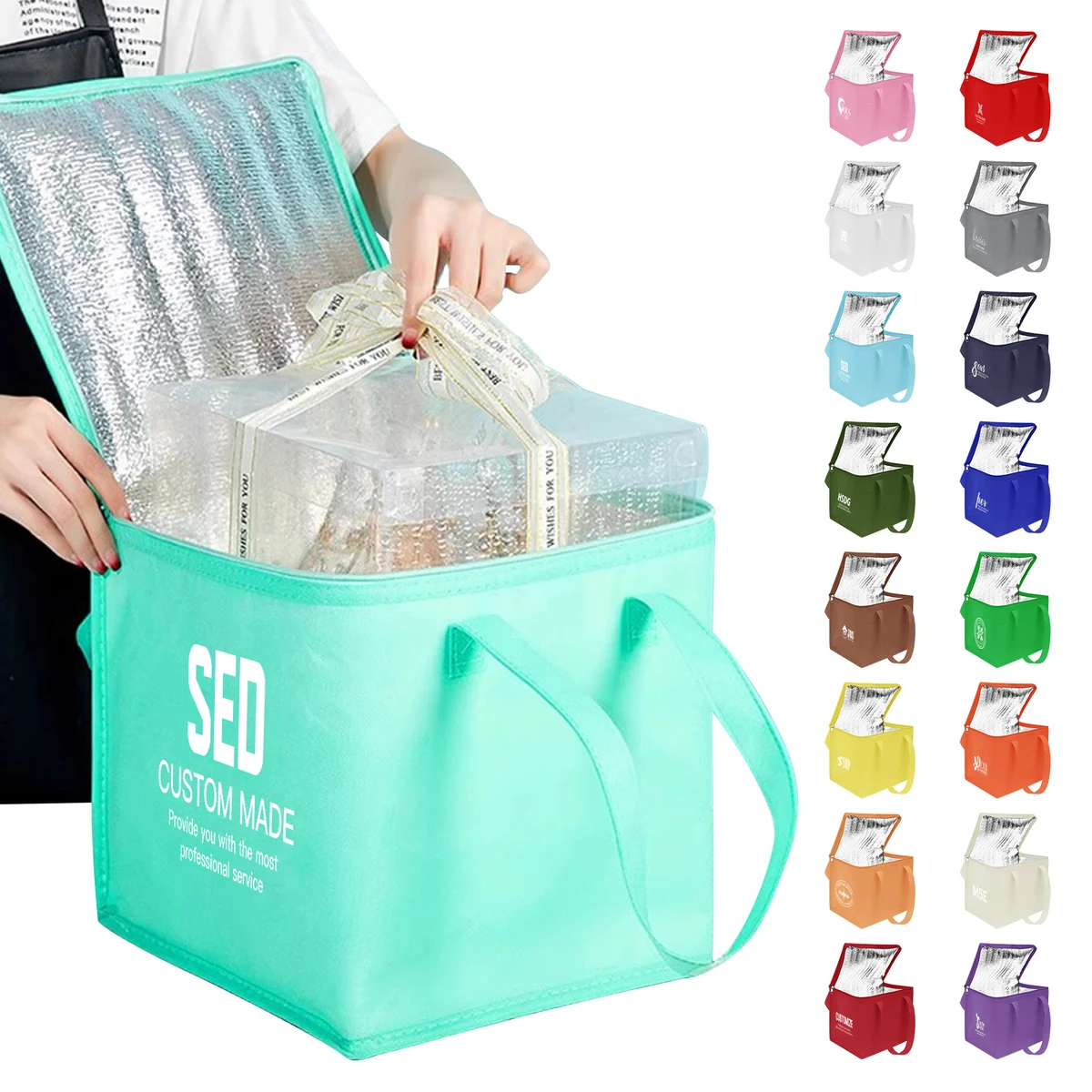 Insulated Reusable Non-Woven Cooler Bag 1