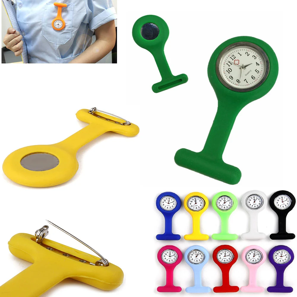 Silicone Nurse Brooch Watch 1