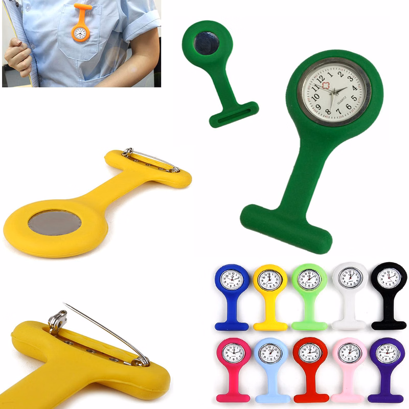 Silicone Nurse Brooch Watch