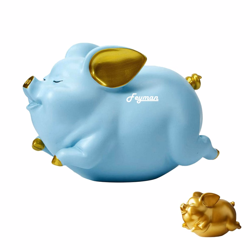 Modern Artistic Home Decor Piggy Bank Ornament