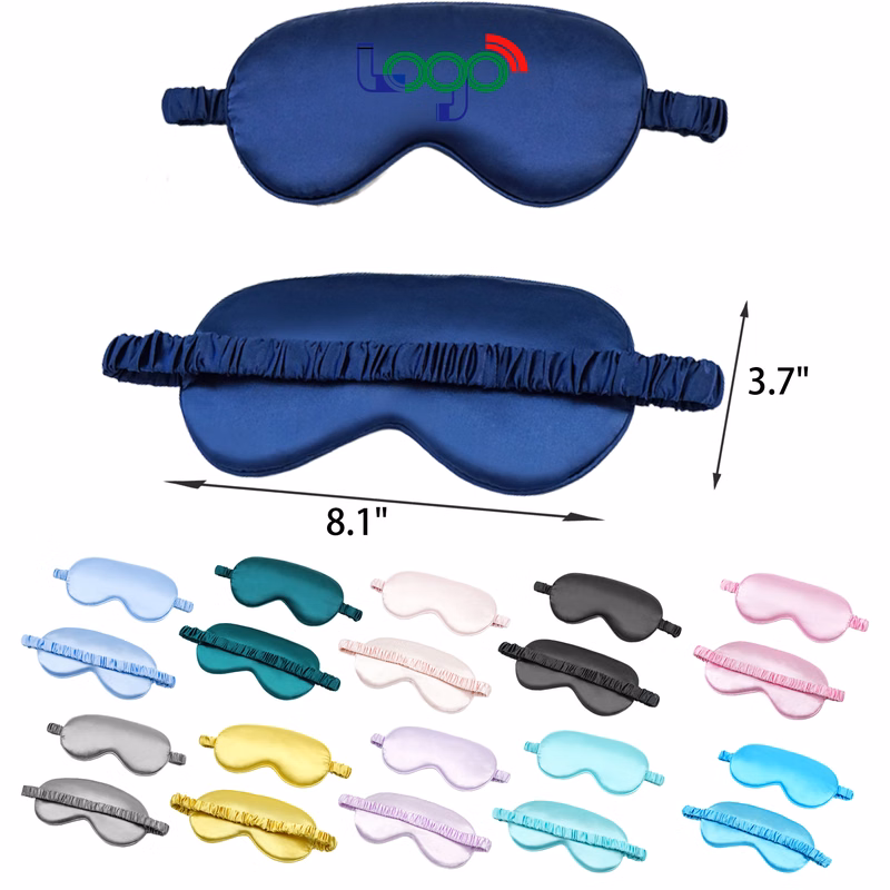 MOQ 50 PCS Soft Solid Color Eye Mask
