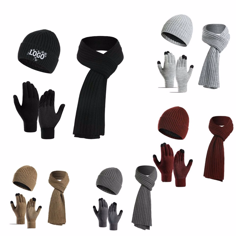 Winter Matching Hat Scarf Gloves