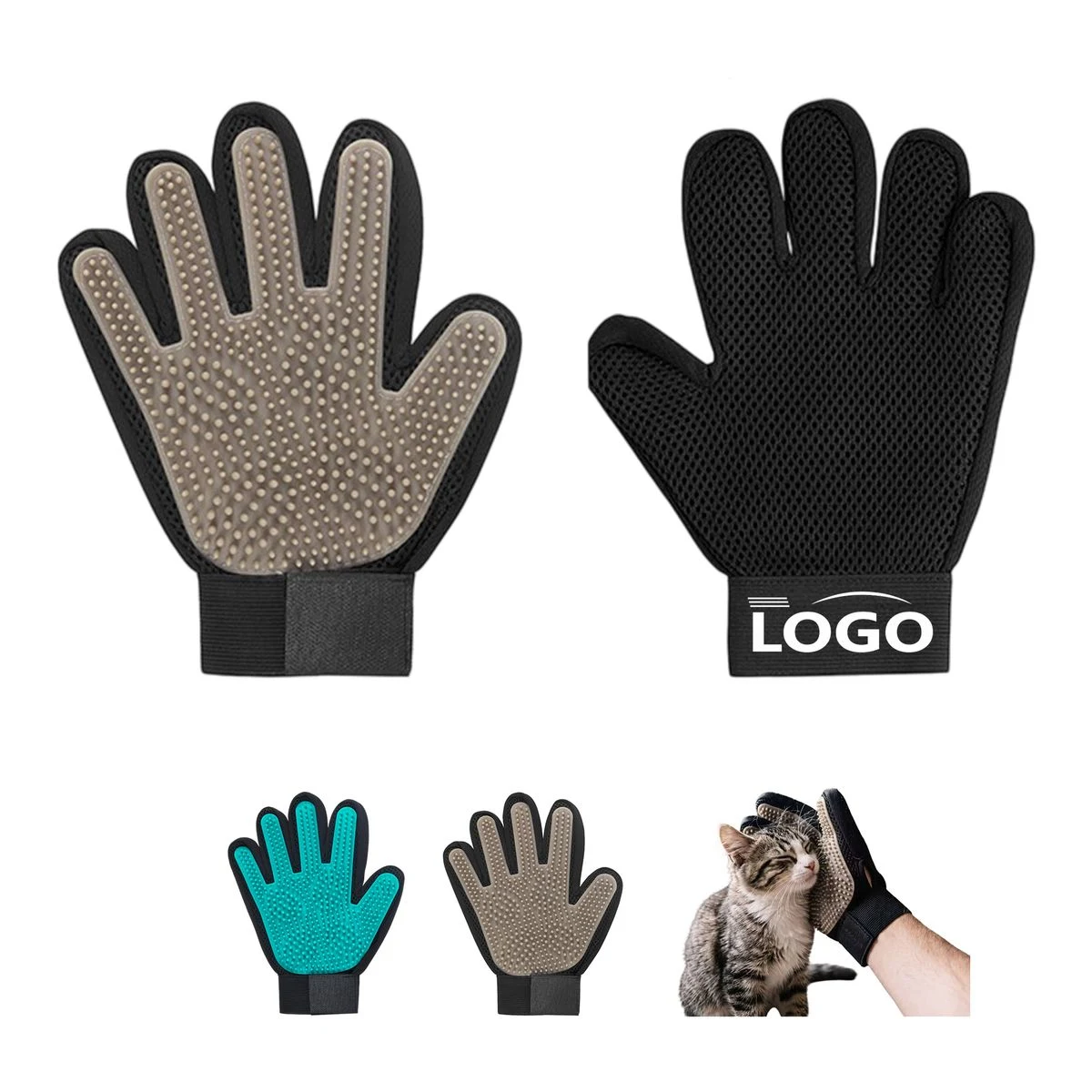 Right Hand Cat Grooming Glove 1