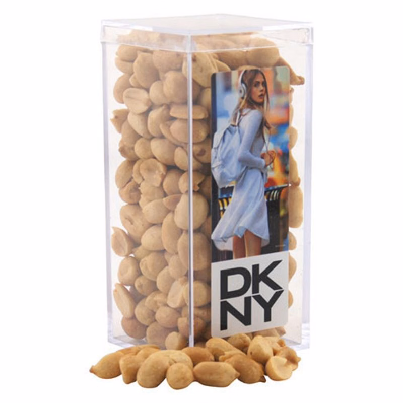 Acrylic Box with Peanuts