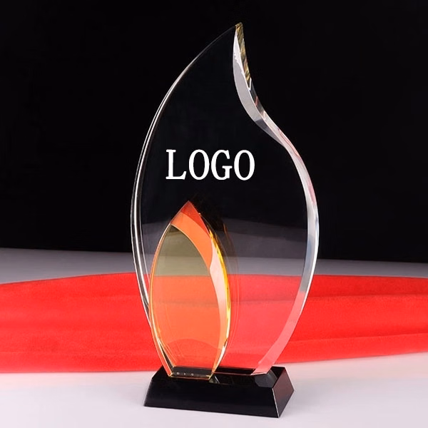 Modern Crystal Trophy Glass Award