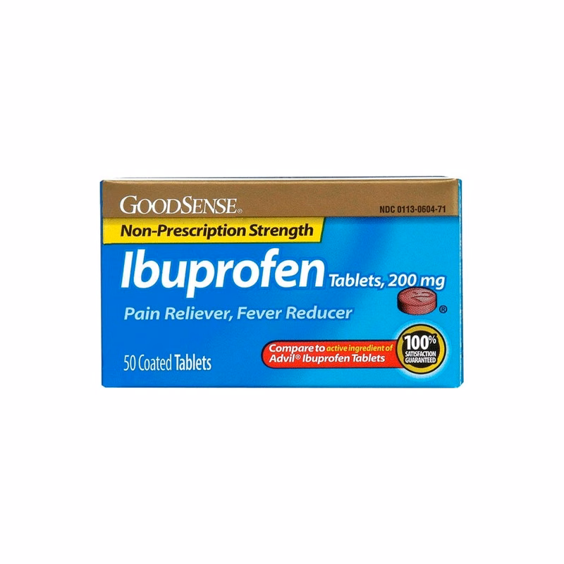 Ibuprofen Tablets - 200 mg 50 Pack