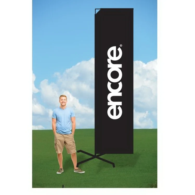 9ft Customized Flag with X Stand-Double 1