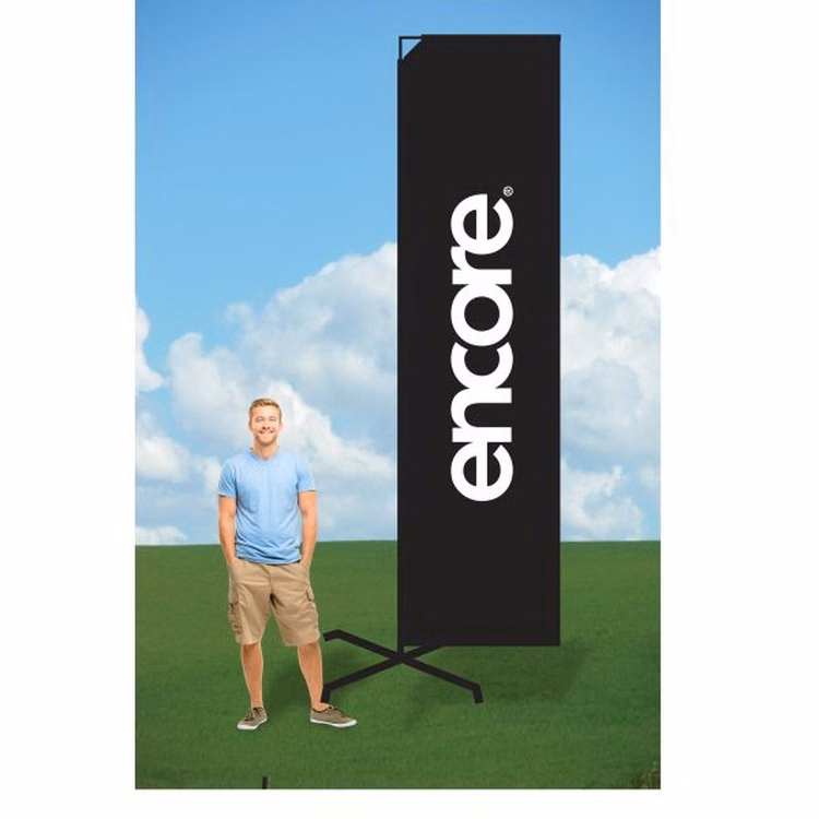 9ft Customized Flag with X Stand-Double