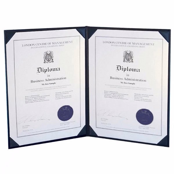 8-1/2 x 11" Deluxe Saver Certificate Covers 8 Ribbon Corners