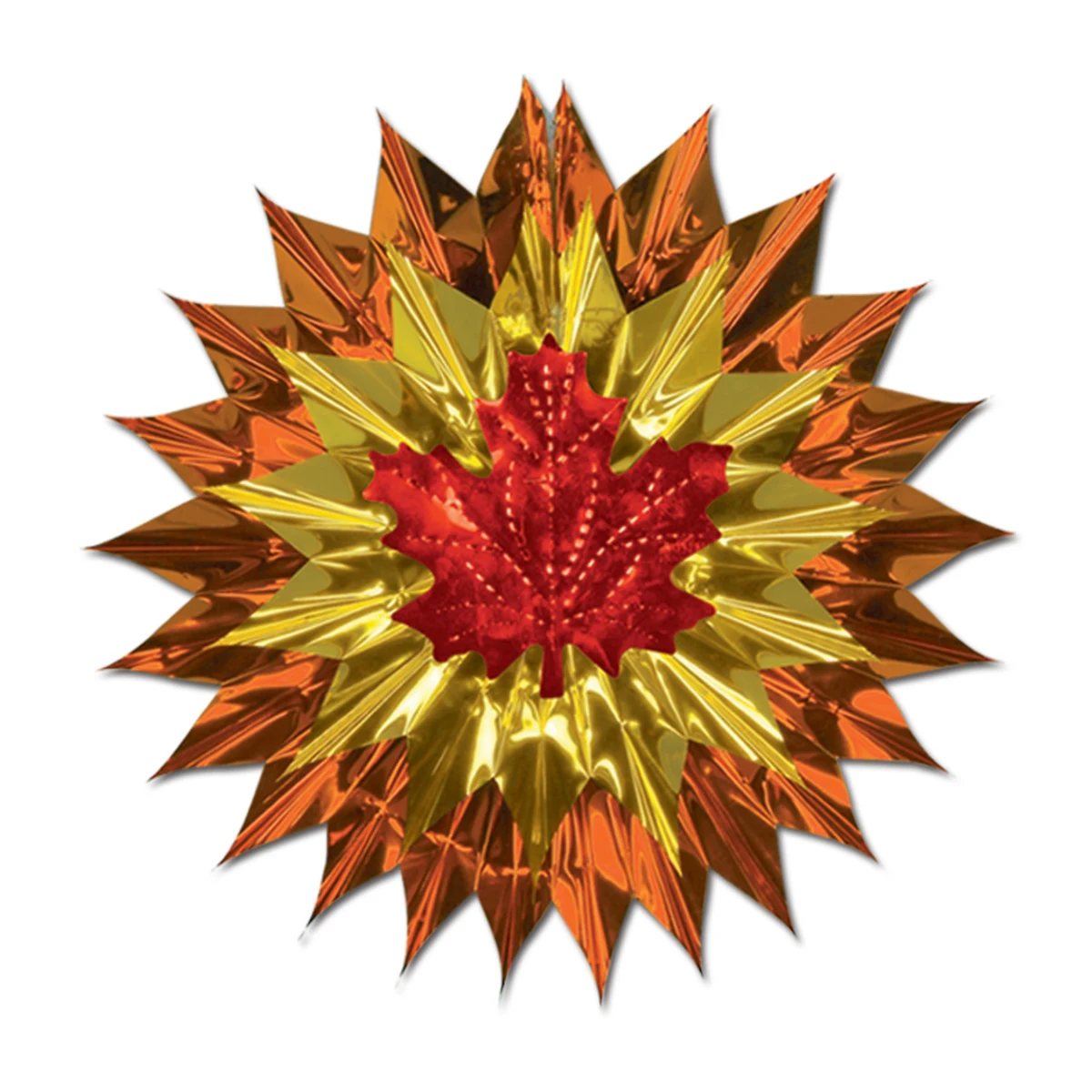 Fall Leaf Fan Burst 1