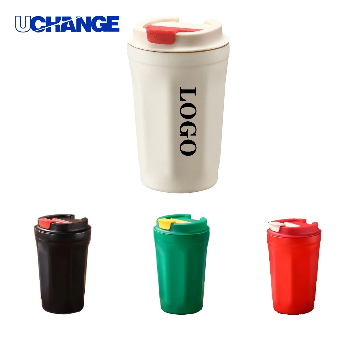 Stainless Steel Coffee Cup Container with Lid 1