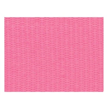 Solid Pink "V" Neck Ribbon with Clip, 1 1/2" wide 1