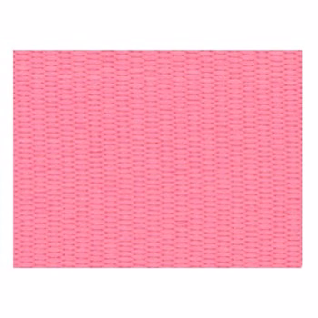 Solid Pink "V" Neck Ribbon with Clip, 1 1/2" wide