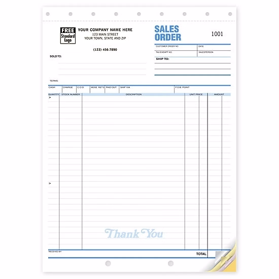 Sales Orders, Classic, Large