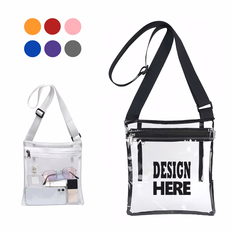 Durable PVC Waterproof Crossbody Bag