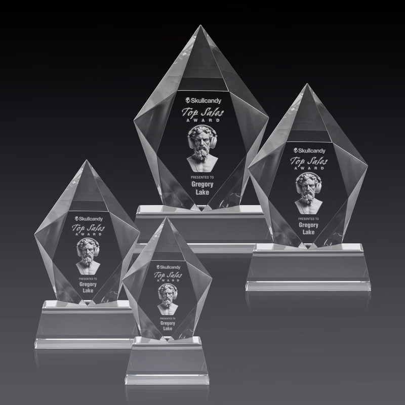 Devron 3D Award on Base - Clear