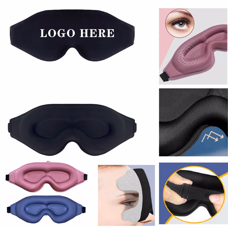 3D Contoured Sleep Eye Mask for Total Light Blocking