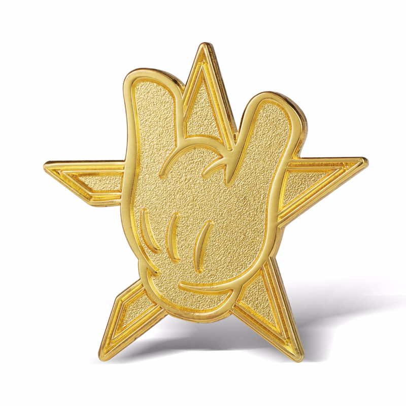 1/2" Die Struck Pins(No Color Pins)