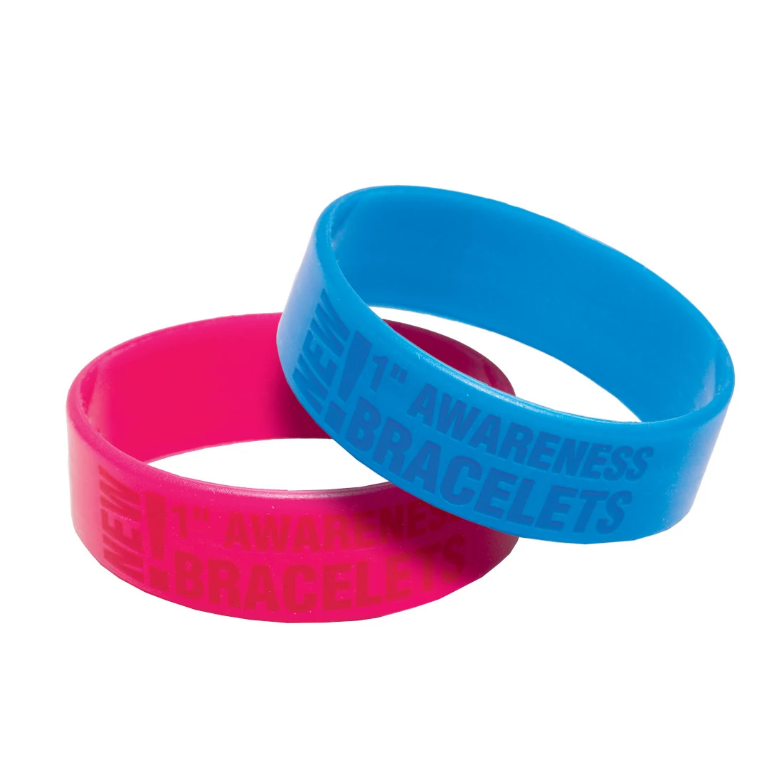 Awareness Bracelet 1" Debossed 1