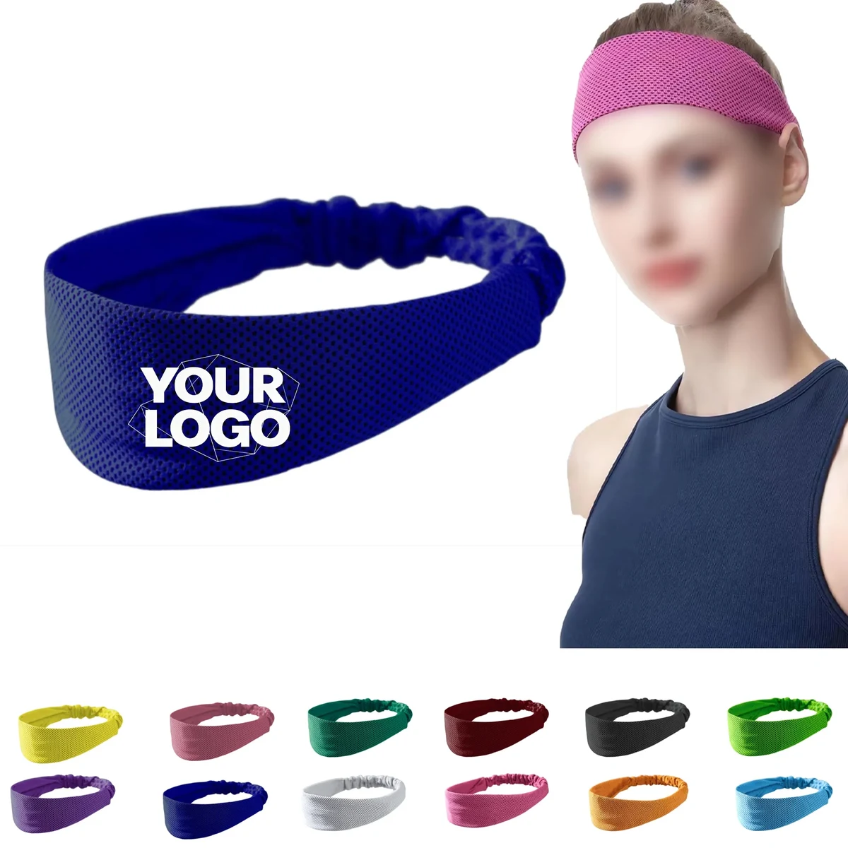 Cooling Sweat Wicking Sports Headband 1