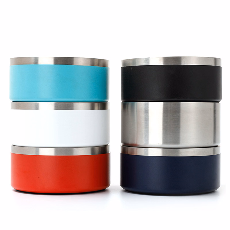 Colorful 42Oz Stainless Steel Pet Bowl