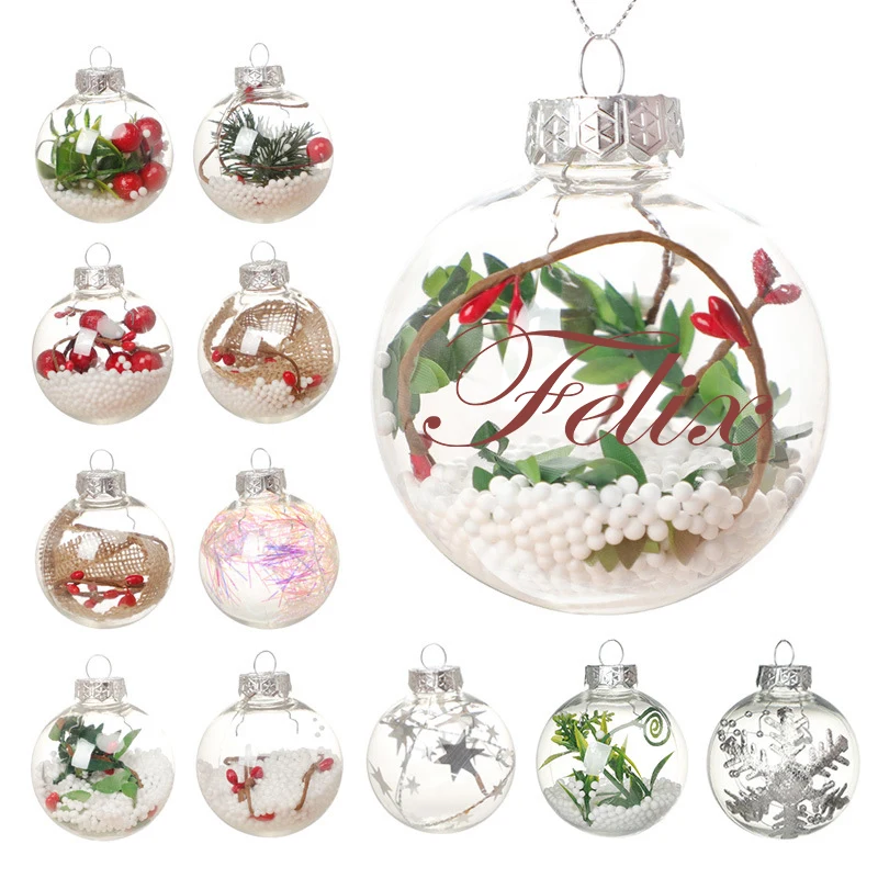 Clear Christmas Ornament 1
