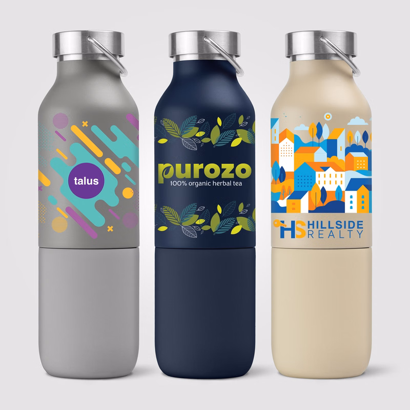 Freya Duo – 2-in-1 20 oz. Double-Wall Recycled Stainless Steel Bottle with 11 oz. Tumbler