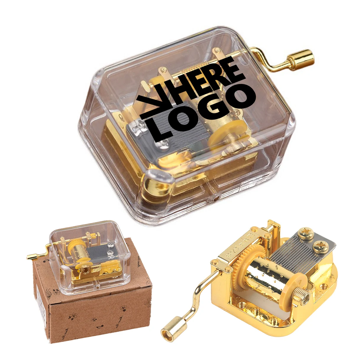 MOQ 10 Hand Crank Music Box 1