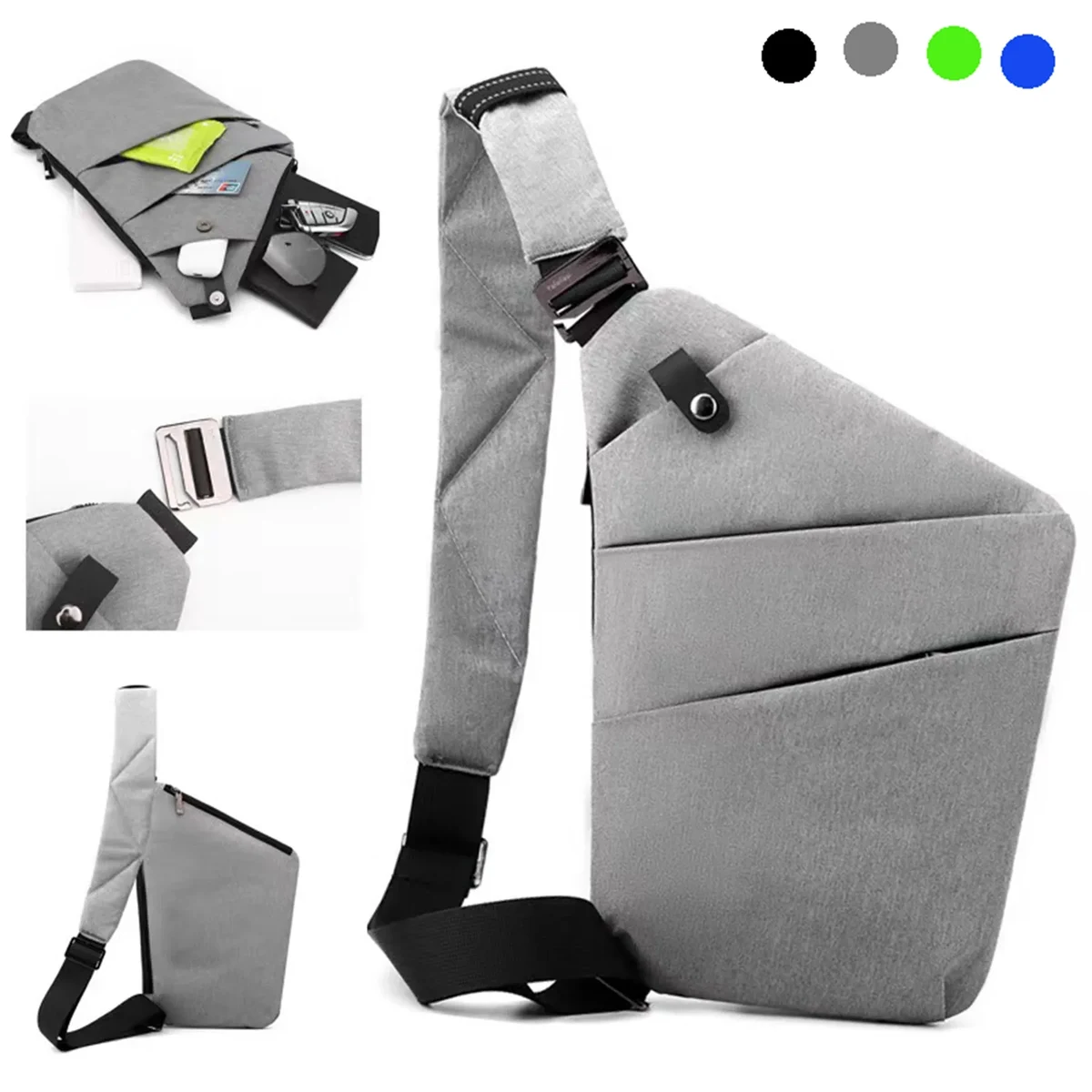 Anti-theft Crossbody Shoulder Belt Bag 1