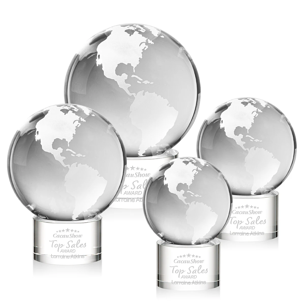 Globe Award on Marvel Base - Clear 1