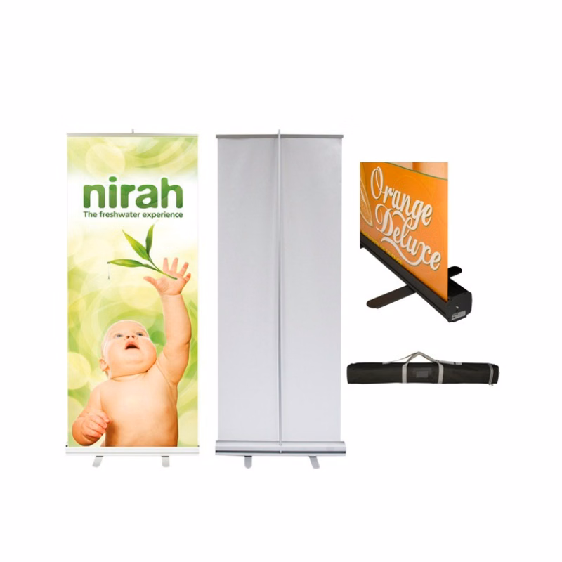 Econo Roll Retractable Banner Stand w/ Graphic