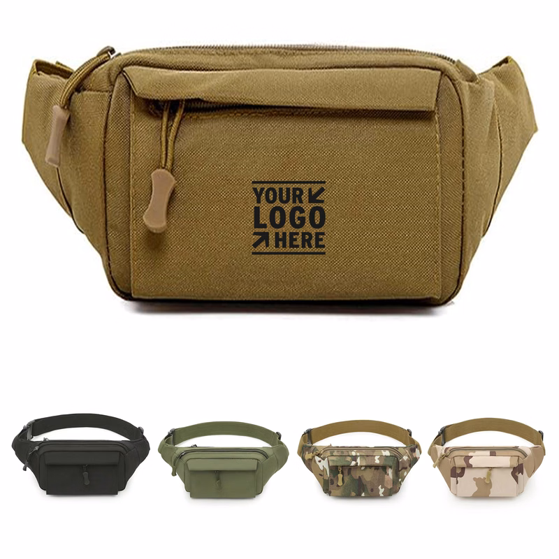 Outdoor Travel Fanny Waist Bag 800D Military Nylon Oxford Water Resistant Utility EDC Crossbody Che
