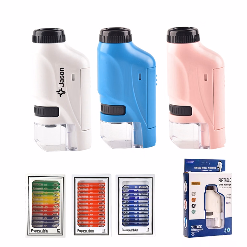 60X-120X Kids Portable Pocket Microscope