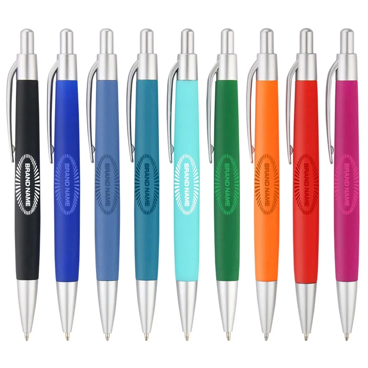 Colored Ballpoint Pens Medium Point Retractable Gel Ink 1